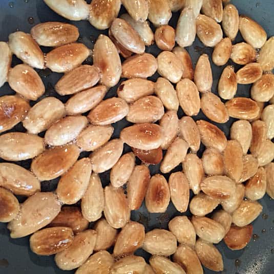 Toasted almonds | Happy Simple Living blog