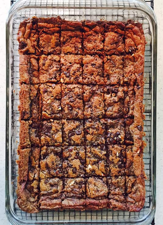 Butterscotch Toffee Brownies