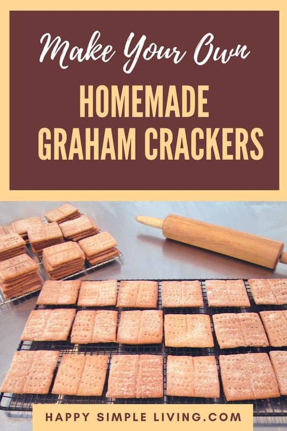 Homemade Graham Crackers | #cookies #crackers #baking
