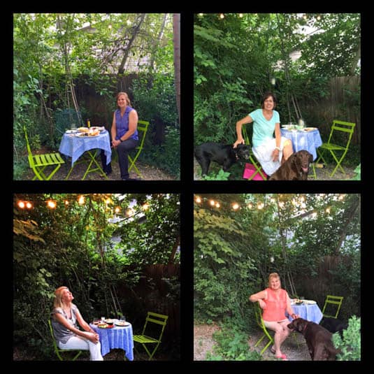 Friends visit our new garden | Happy Simple Living blog