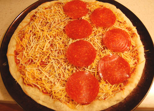 pizza5 Homemade pizza recipe at Happy Simple Living blog